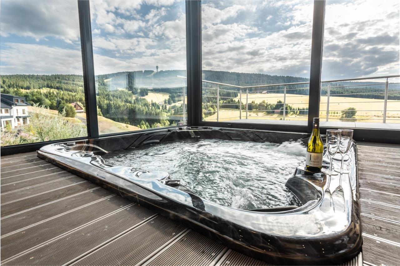 Wellness Villa Klinovec Views Loučná pod Klínovcem Esterno foto